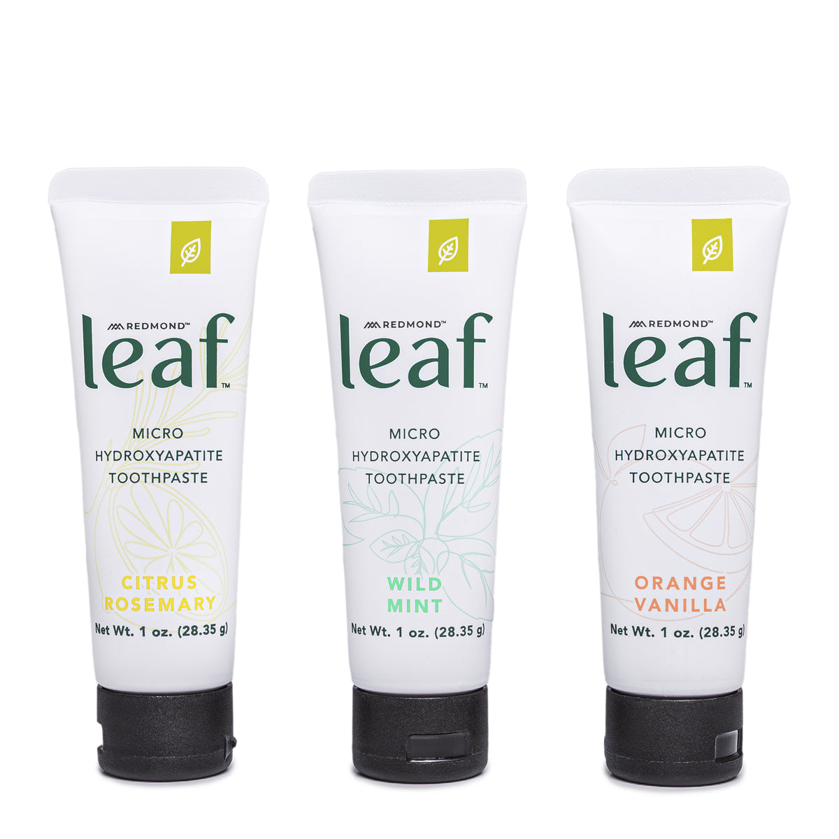 Leaf Toothpaste 1 oz Tubes | Redmond Life