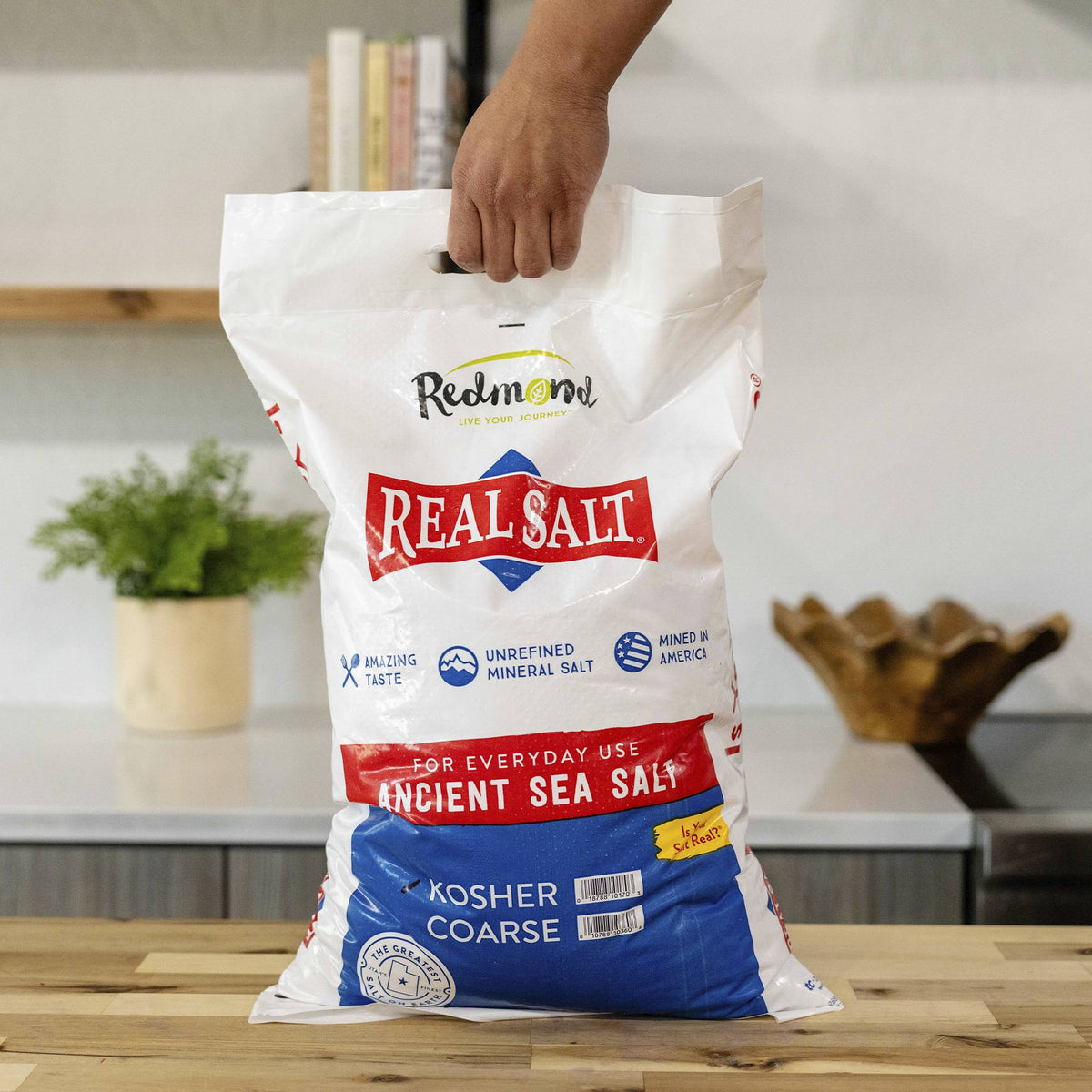 Real Salt Kosher 25 lb Bag | Redmond Life