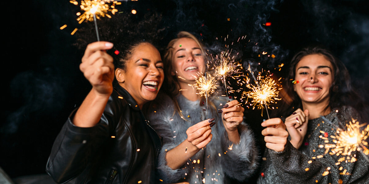 Young Women Celebrating 