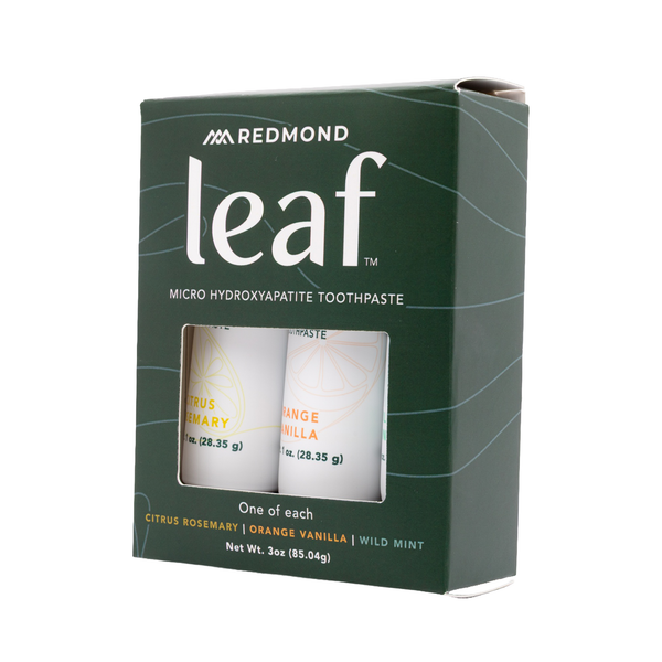Leaf Toothpaste Variety Pack (3 Count, 1 oz Tube of each flavor)