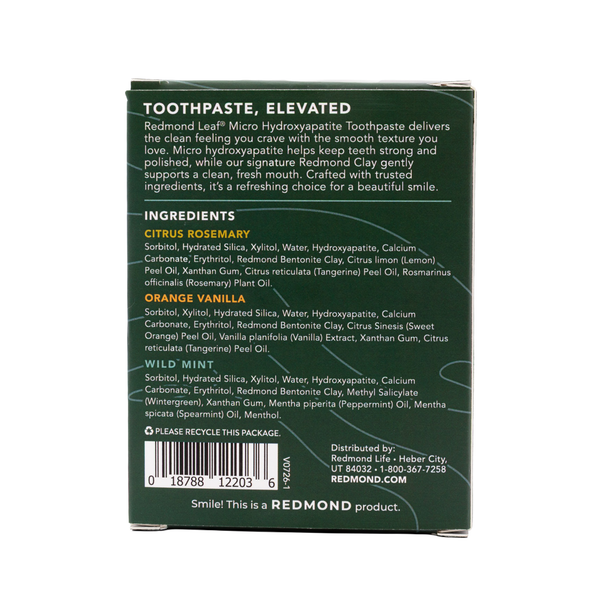 Leaf Toothpaste Variety Pack (3 Count, 1 oz Tube of each flavor)