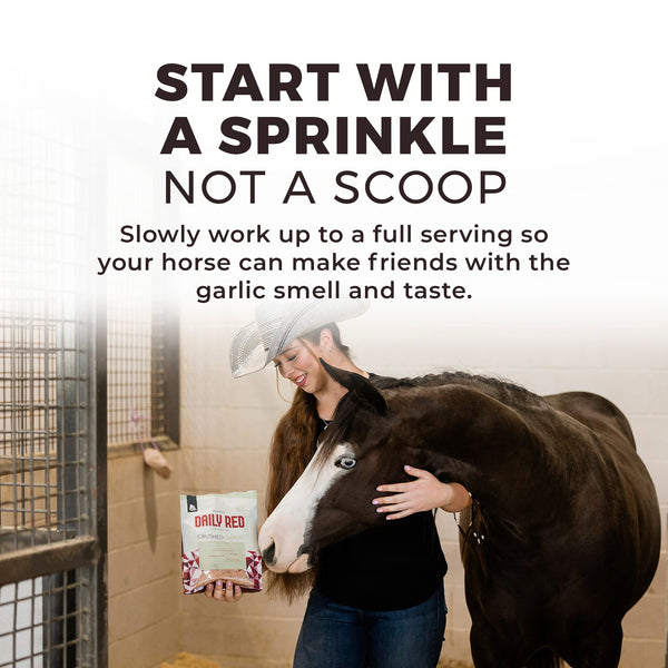 Daily Red® Crushed™ Garlic - Mineral Supplement for Horses