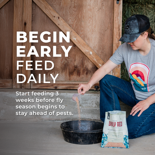 Daily Red® Fortified Garlic - Horse Vitamin & Mineral Supplement