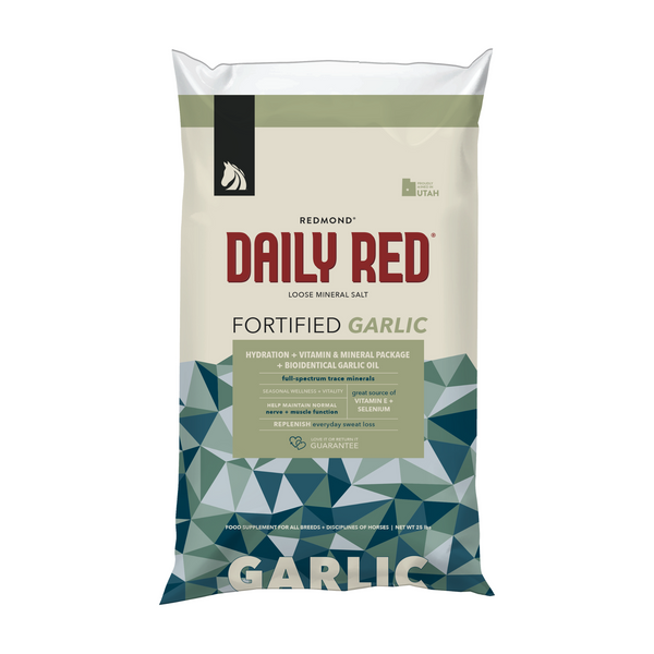 Daily Red Fortified Garlic large sack front with GARLIC printed at bottom