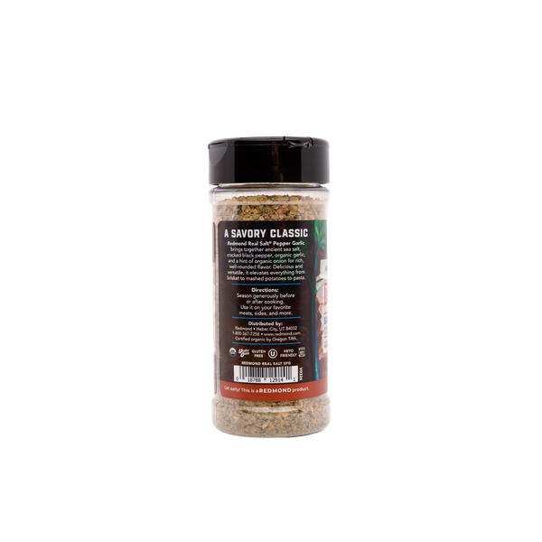 Real Salt® Seasoning Salt Pepper Garlic 7 oz. Shaker)