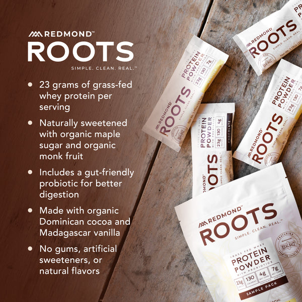 Redmond Roots Protein Powder Sample Pack (4 sticks)