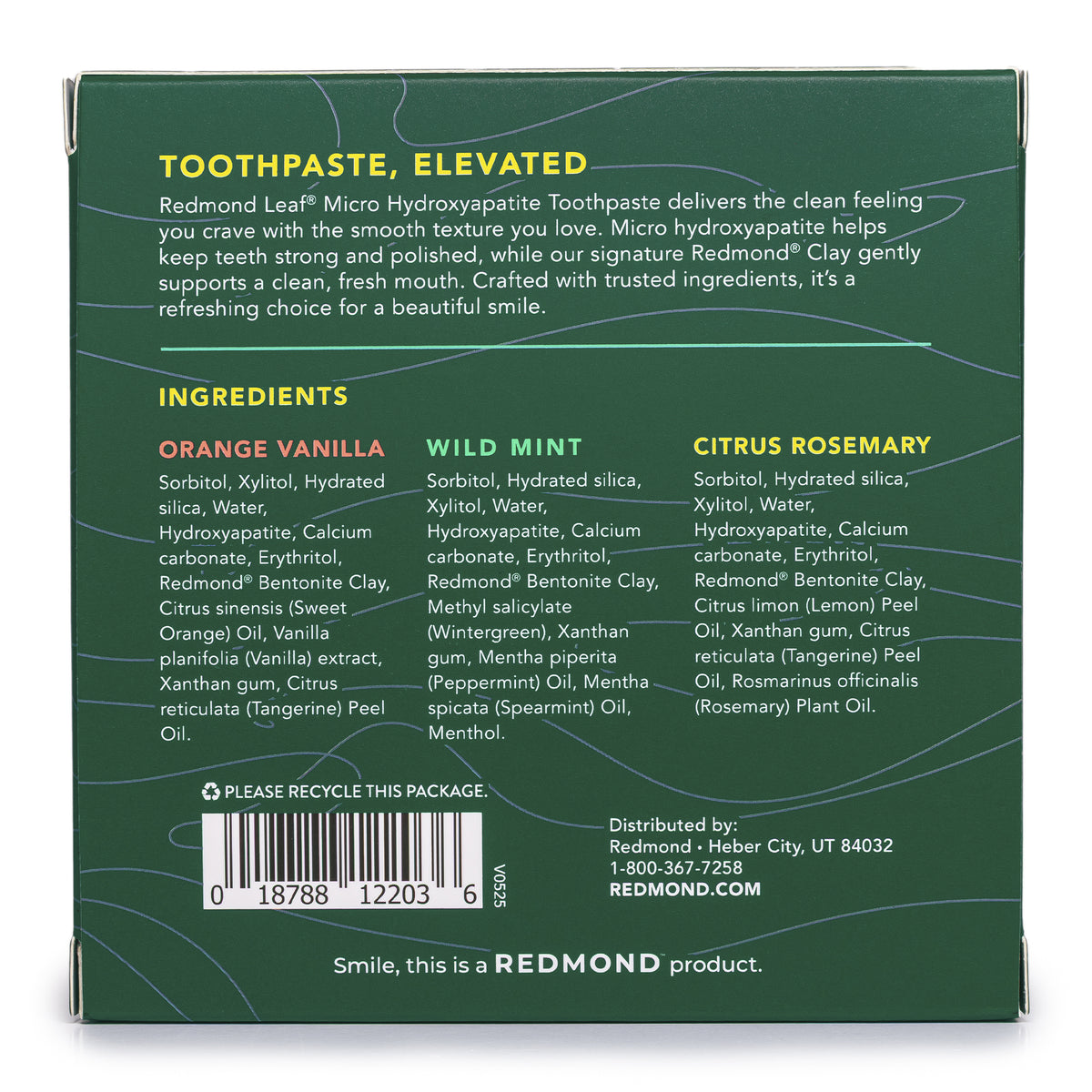 Leaf Toothpaste Variety Pack (3 Count, 1 oz Tube of each flavor ...
