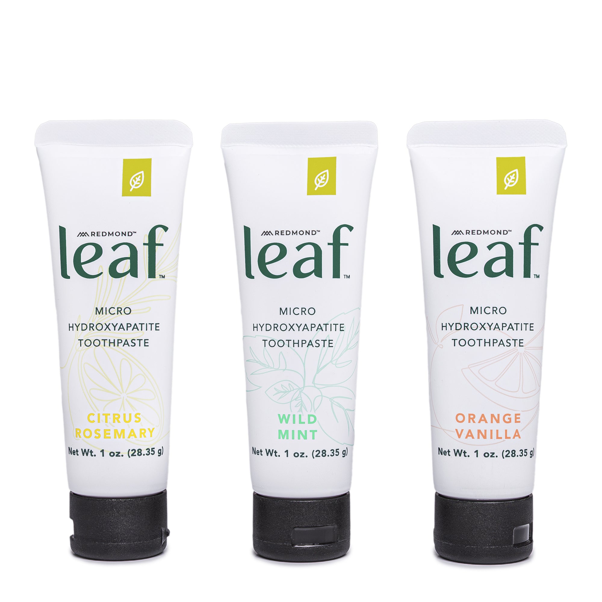 Leaf Toothpaste 1 oz Tubes | Redmond Life