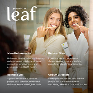 Leaf Toothpaste 4 oz Tubes | Redmond Life