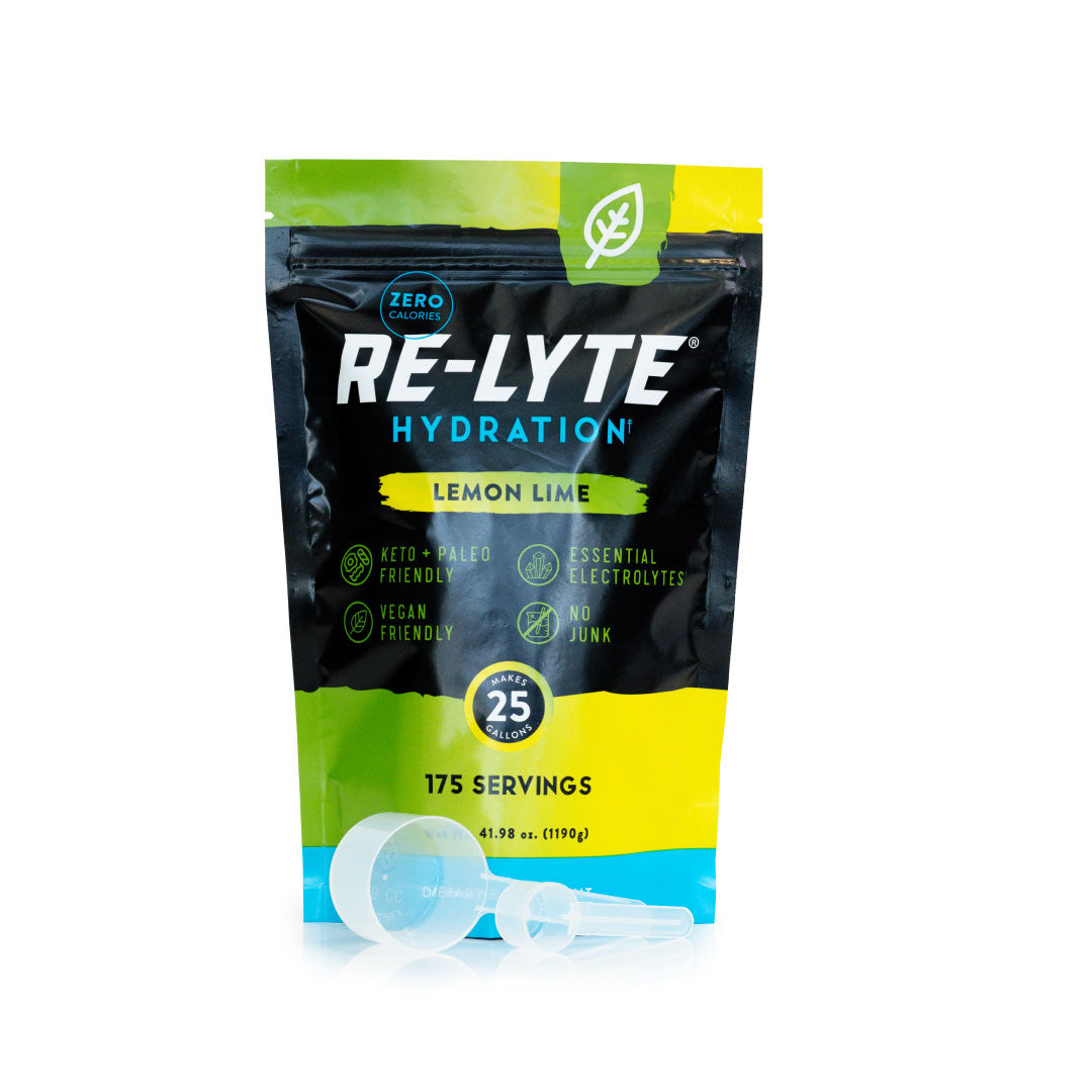 Relite Re-Lyte Hydration Electrolyte Powder Bulk Pouch 175 Servings | Redmond Life