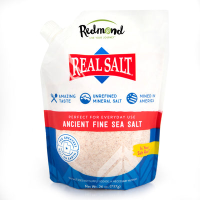 Redmond Real Salt fine sea salt pouch