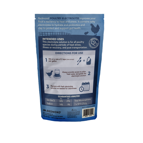 Redmond Poultry Electrolyte & Probiotic