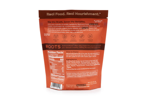 Redmond Roots Grass-Fed Beef Bone Broth